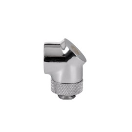 Thermaltake Pacific DIY LCS Chrome G1/4 90 Degree Adapter Fitting (CL-W052-CU00SL-A)