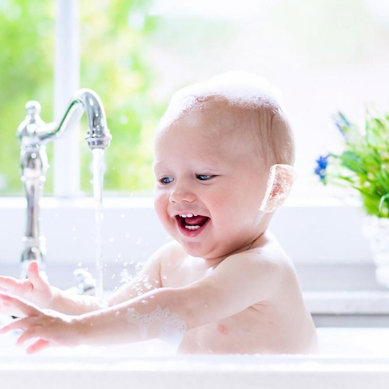 100 Pack Disposable Clear Ear Covers For Shower,dye the hair，