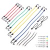 Wellmax Premium Bungee Cord Set with Heavy Duty Hooks and