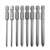 Mesee 8Pcs Long Cross Head Screwdriver Bits with 1/4 Inch