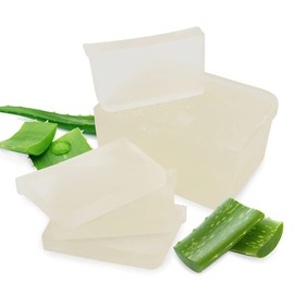 Primal Elements Aloe Soap Base - Moisturizing Melt and Pour Glycerin Soap Base for Crafting and Soap Making, Vegan, Cruelty Free, Easy to Cut - 10 Pound