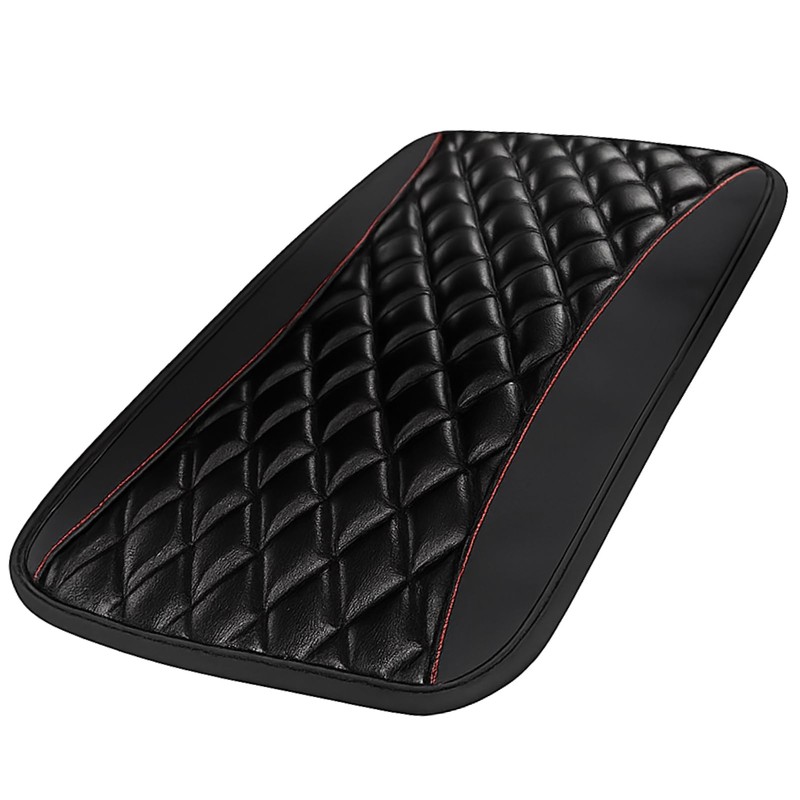 Universal Car Center Console Cushion Pad 19x31cm, Waterproof PU Leather