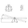 Falcon Flip and Tilt Triangular Solar Brackets ( Ideal for