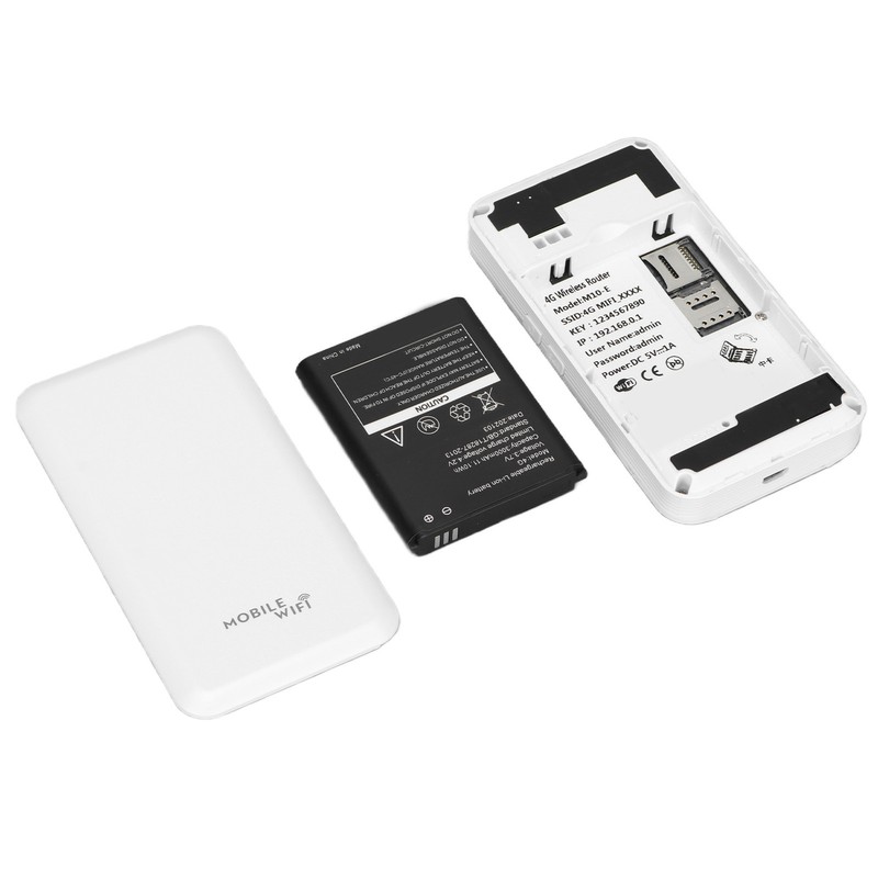 Mobile Hotspot Support 4G SIM Card Portable Long Battery Life
