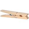Glorex Wooden Clothes Pegs 72 mm 24St, Natural 21 x