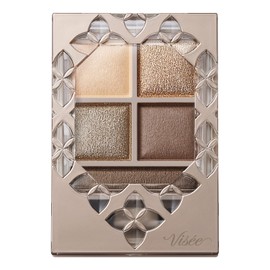 Visee Riche BR-1 Eye Palette, Panoramic Design, Beige Brown, 0.2 oz (5.5 g)