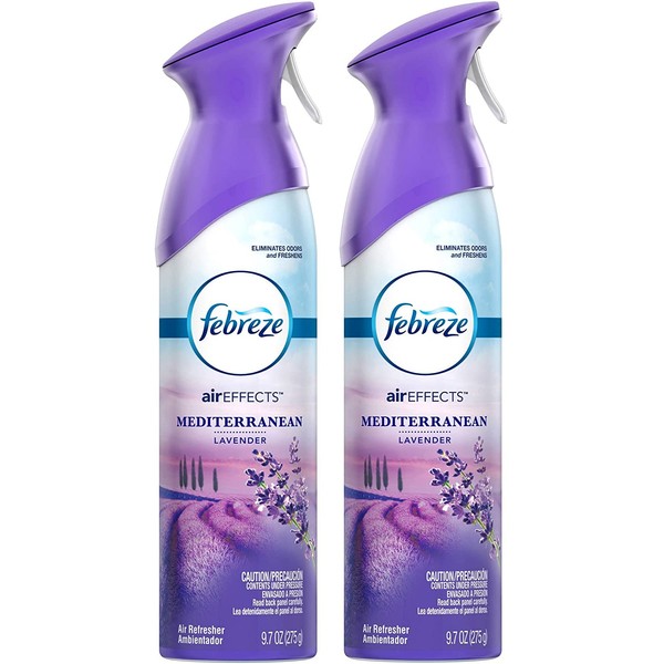 Febreze Air Effects Air Refresher, Mediterranean Lavender 8.8 Ounce(2 Pack)
