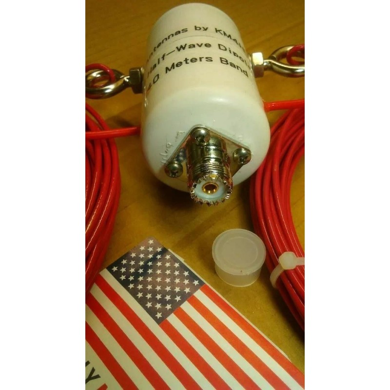 Antennas by KM4HLF HALF-WAVE DIPOLE FOR 40 METERS BAND