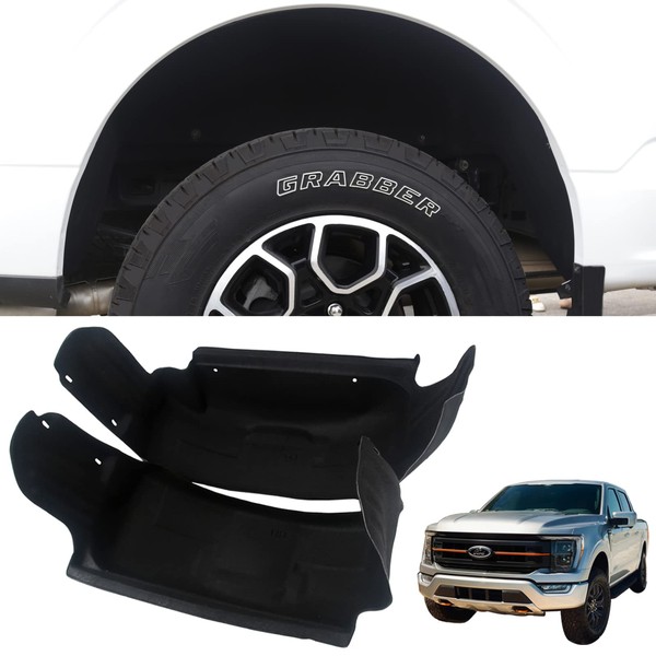 Utiiy Fit for 2021-2024 F150 Wheel Well Liner Rear Wheel