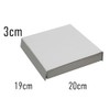 PACKIT | Caja Magnética Chica | 1 Pieza (blanco) 20x19x3