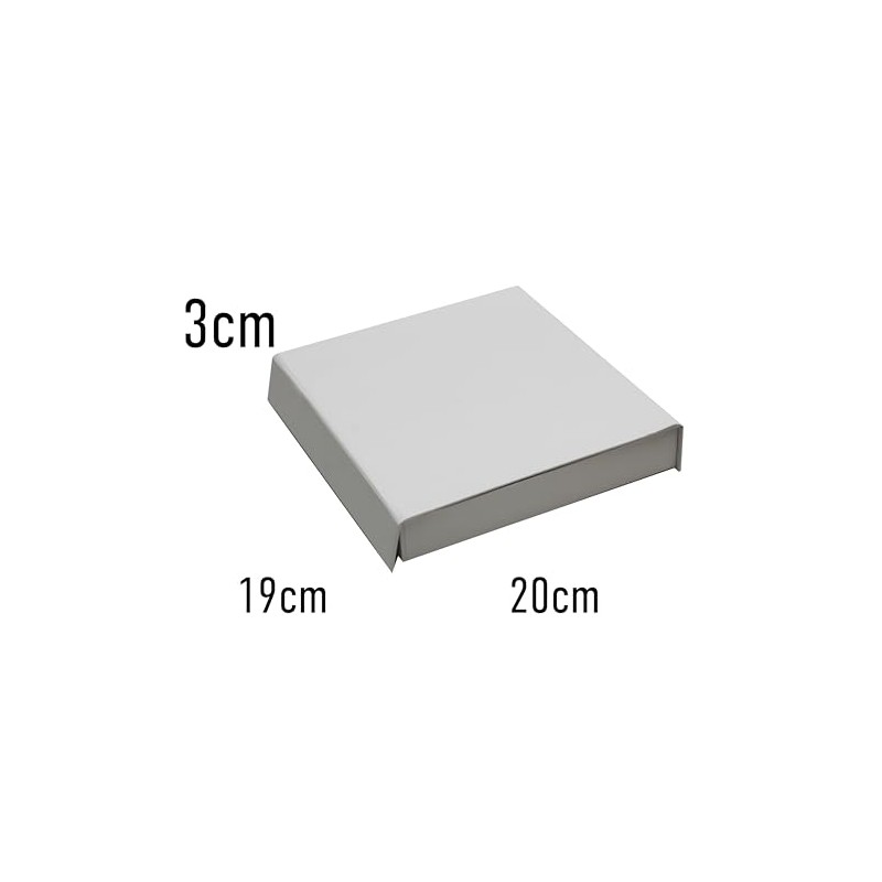 PACKIT | Caja Magnética Chica | 1 Pieza (blanco) 20x19x3