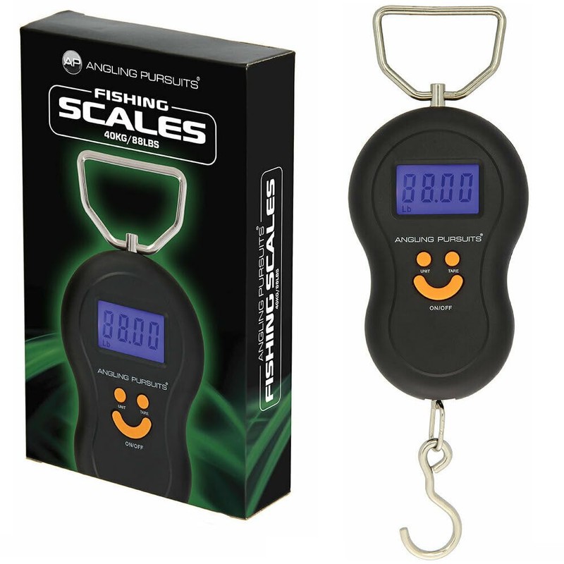 DIGITAL FISHING SCALES ANGLING PERSUITS 40KG + NGT BLACK WEIGHING