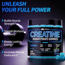 Creatine Monohydrate Gummies for Men & Women - Creatine Gummies Complex