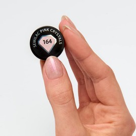 164 UV Nail Polish Hybrid Semilac Pink Crystals 7 ml