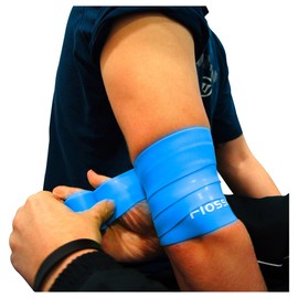 Flossband, Single, Standard Width 5 cm, in 4 Different Thicknesses - Level 2 - Blueberry - Medium - 1.3 mm