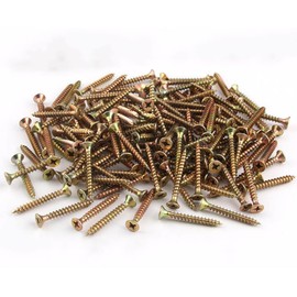 M3 Phillips Screws For Wood,Galvanized Countersunk Screws,Self-Tapping Flat Headhead Screws For Wood，M3*20mm 100 PCS And 20 PCS Screw Anchors,Suitable For DIY,Wood Floors, Furniture, Walls, Decks
