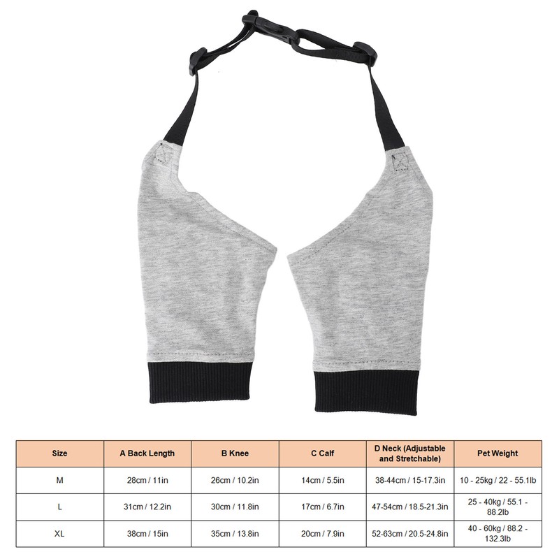 Dog Elbow Protector Recovery Sleeve Elbow Joint Support Wrap Pet