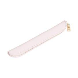 YONBEN Cartucheras De Maquillaje Estuche de lápices simple de color puro (rosa, piel sintética)