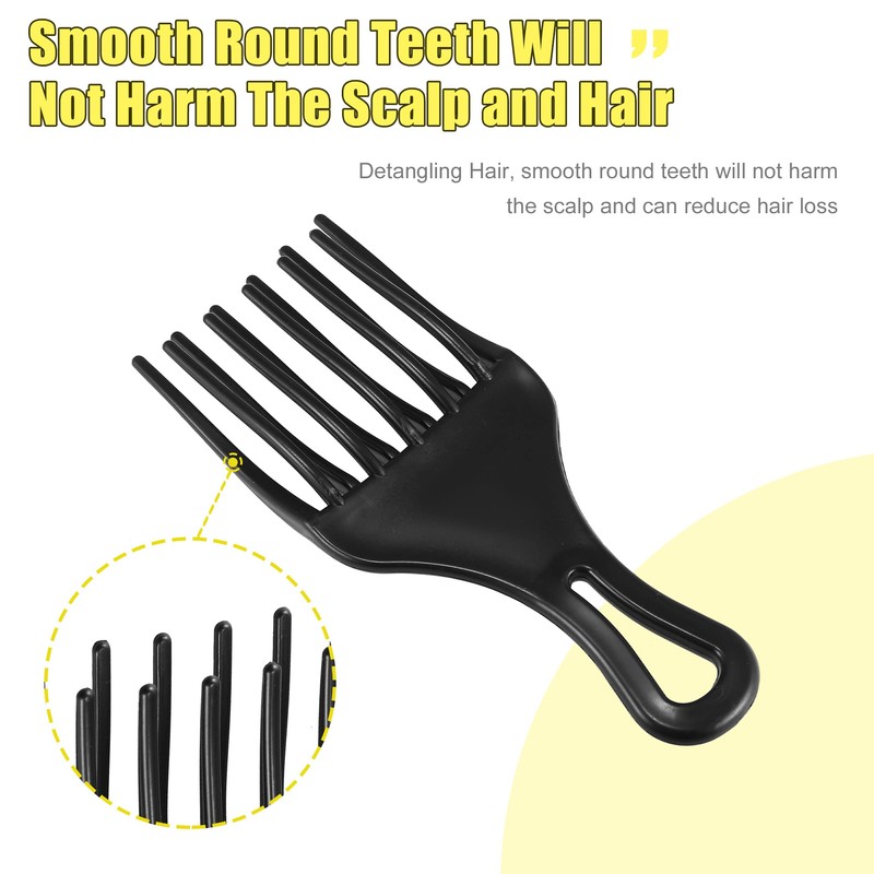 VOCOSTE Afro Hair Pick Comb Hair Fork Comb Hairdressing Styling
