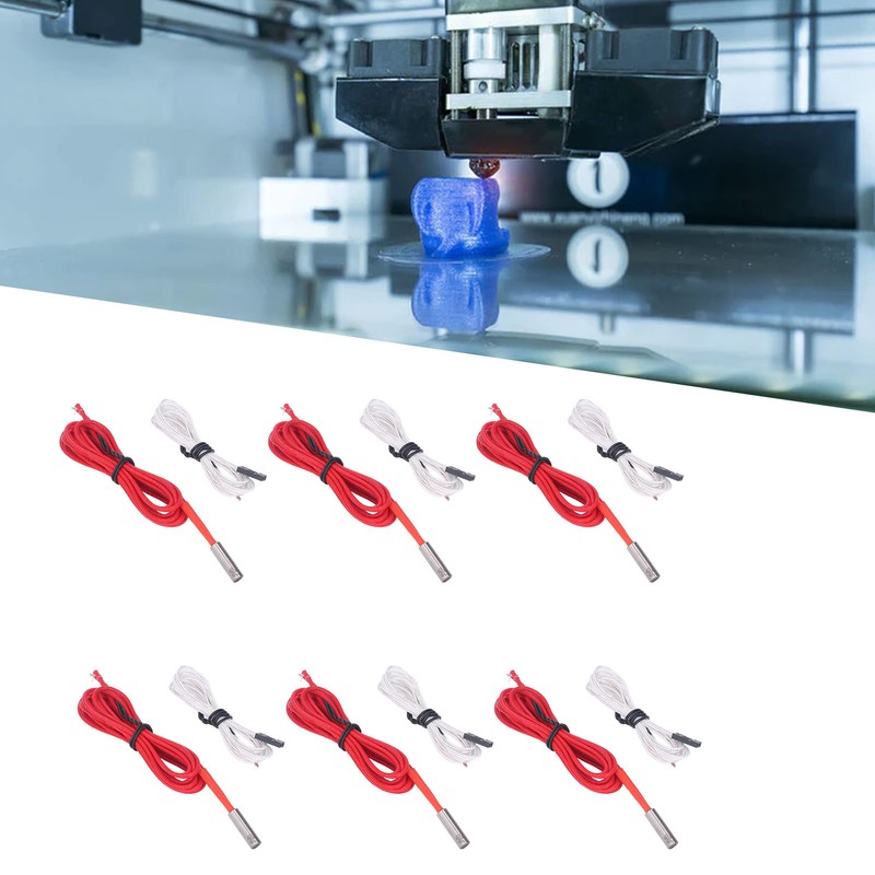 3D Printer Hotend Kit Accessories 6Pcs 12V 40W Heating Tube