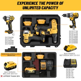 Product Image Case for Dewalt Cordless Drill/Impact Driver Set + Hard Case for Dewalt Angle Grinder