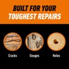 Gorilla All Purpose Wood Filler, Natural Color, 6 Ounce Tube