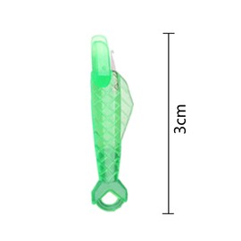 GisWell 50 Pieces Fish Needle Threader for Sewing Machines, Fish Mouth Sewing Machine Needle Threader, Needle Thread Tool for DIY and Professional Sewing (Green)