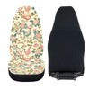 Talayituse Rooster Chicken Flower Print Car Seat Cover Front Seats
