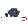NAAA SW21 20x Screw Caps 21 mm Black Including Removal