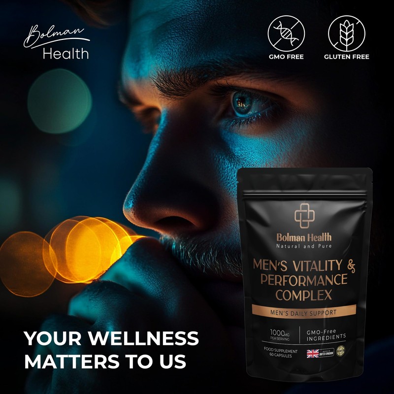 Men’s Vitality & Performance Complex Capsules | Daily Support Supplement