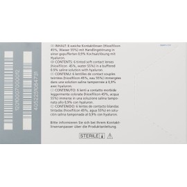 Perfect 30 AS UV Monthly Lenses, Soft, Pack of 6, BC 8.60 mm, DIA 14.20 mm, -3.5 Dioptres
