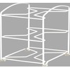 SimpleHouseware Kitchen Wrap Organizer Rack, White