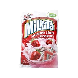Milkita Chewy Strawberry Milk Candy 4.23 oz
