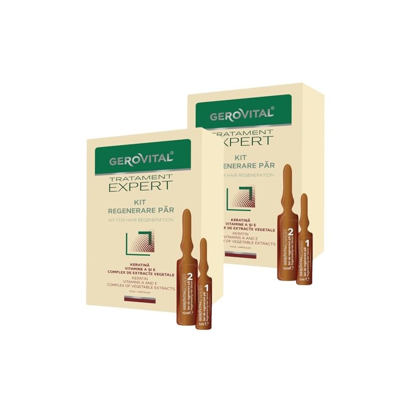 GEROVITAL Kit Hair Growth Serum (2 Pack)