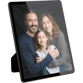 ASEEWO Black Photo Frames 8x10 Metal Picture Frame - 8x10 Photo Frame Glass Great for Vertical and Horizontal Display, 8x10 Frames Round-Cornered Ideal for Wall or Tabletop Décor(8x10 black)
