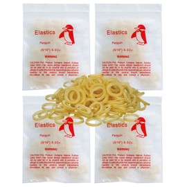 LA MIERE 400 pack Orthodontic Elastics Dental Rubber Bands Intraoral Elastic Bands (Heavy, 6.5 Oz, 5/16'' (8mm）)