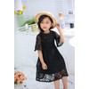 Youwon Flower Girls Dress Lace Dress Vintage Country Wedding Party