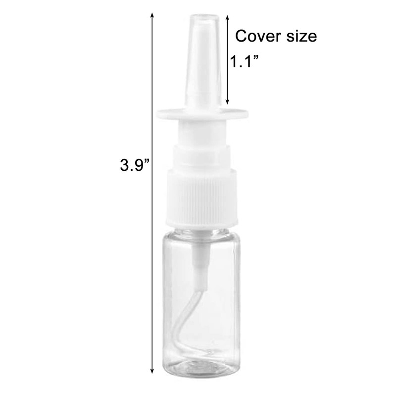 Medsuo 3pcs 10ml Nasal Spray Bottles Mist Spray Bottle Clear
