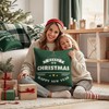 MIULEE Christmas Tree Reindeer Wreath Pillow Covers Dark Green Plaid