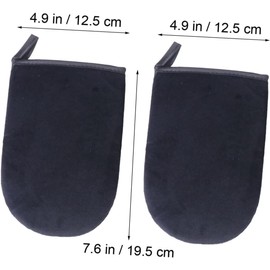 Aplicador De Autobronceador Guantes Autobronceador Negro 2 Unidades De Usar Natural