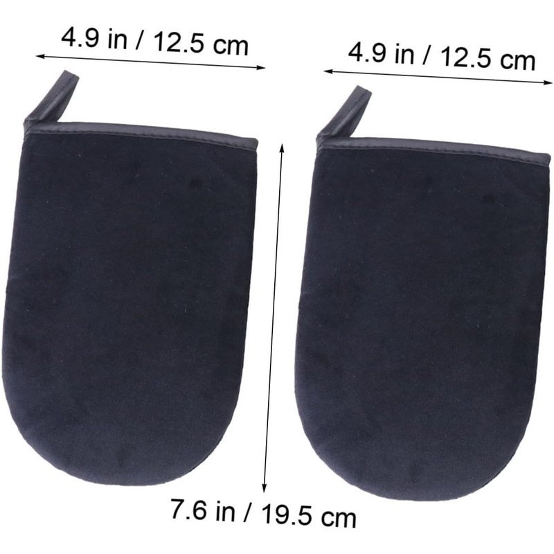 Aplicador De Autobronceador Guantes Autobronceador Negro 2 Unidades De Usar