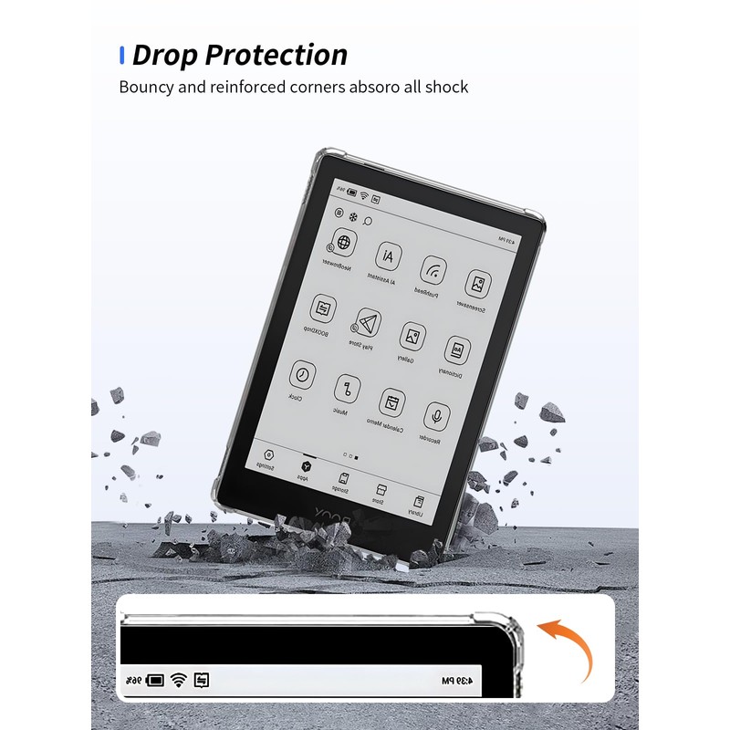 Clear Case for Onyx BOOX GO 6 The 6" ePaper