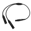 JUYODE General Aviation Headset GA Dual Plugs to Lemo 6-Pin