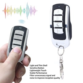 Multi Frequency Cloning Remote Control 4 Keys Duplicator, 100-150m Open Space Transmission Distance for Electric Shutter Door, Lamp Switch 280‑868MHZ