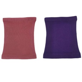 DDFS No Flap Ear Wraps Dog Hematoma Ear wrap Quiet Ears Protectors Noise Cancelling Head Cover for Dogs Wine+Purple-L