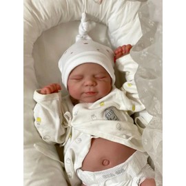 Zero Pam Reborn Baby Dolls-18 in Realistic Baby Doll, Full Body Vinyl Anatomically Correct Baby Boy, Real Life Baby Doll, Real Baby Doll That Look Real