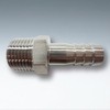Flowbal Hose Nipple Stainless Steel Threaded Fitting VHN-0308 3/8x8