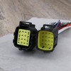 OTOTEC 1 Pair Waterproof 16 Pin Electric Car Plug Sealed