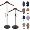 KORETECH 2 Pack Shirt Display 35" Height Adjustable Shoulder Stand