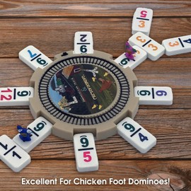 CHH Chicken Markers for Chicken Dominoes – Assorted Colors – Fun and Quality Game Accessories - 10 Pieces